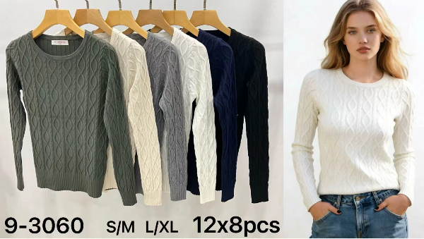 Swetry damskie Roz S/M-L/XL, Mix Kolor Paczka 8 szt
